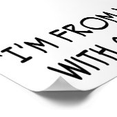 Opiniepeiling met mogelijke fout van Plus of Minus Poster (Hoek)