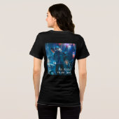 Opiniões (Modelo II) Tri-Blend Shirt (Achterkant volledig)