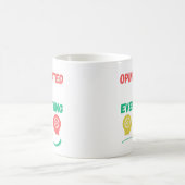 Opinionated On Everything Coffee Mug Koffiemok (Center)