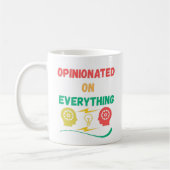 Opinionated On Everything Coffee Mug Koffiemok (Links)