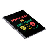 Opinionated On Everything Notitieboek (Rechterzijde)