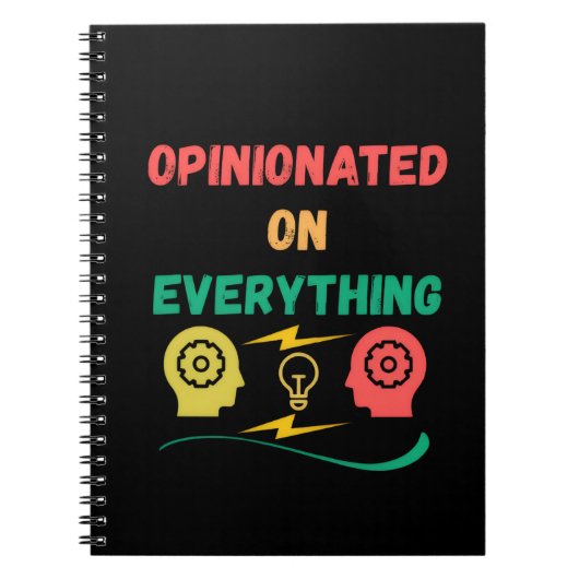 Opinionated On Everything Notitieboek (Voorkant)