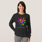 Opioid Addiction Awareness Hands Opioid T-shirt (Voorkant volledig)