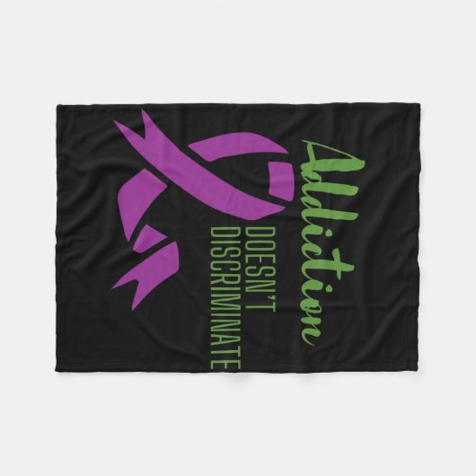 Opioid Awareness Month Lost Loved One To Overdose  Fleece Deken (Voorkant (Horizontaal))