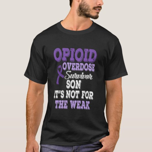 Opioïd Overdosering Bewustmaking Aankomst of Overl T-shirt (Voorkant)