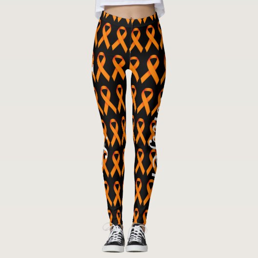 Opioïdcrisis Oranje  Leggings JOUW NAAM (Voorkant)