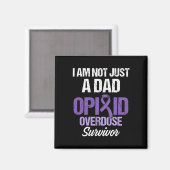 Opioïde Overdosis Awareness Warrior Survivor &# Magneet (Voorkant / Achterkant)