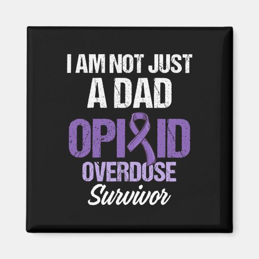 Opioïde Overdosis Awareness Warrior Survivor &# Magneet (Voorkant)