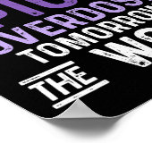 Opioïde Overdosis Awareness Warrior Survivor &#; Poster (Hoek)