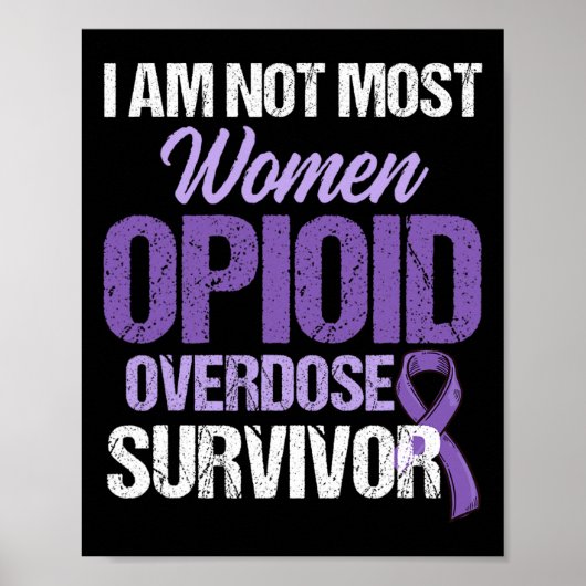 Opioïde Overdosis Bewustzijn Krijger Overlevende 1 Poster (Voorkant)