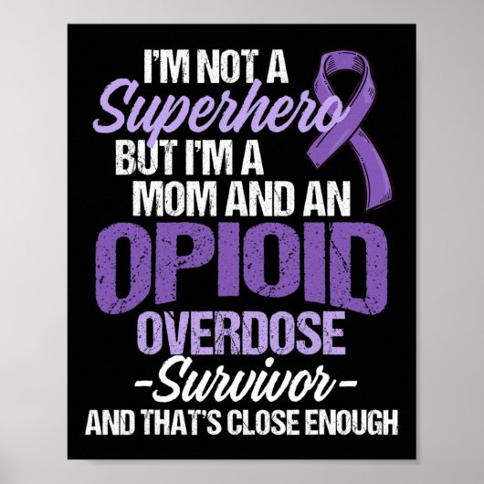 Opioïde Overdosis Bewustzijn Warrior Overlevende 2 Poster (Voorkant)