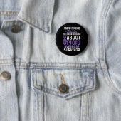 Opioïde Overdosis Bewustzijn Warrior Overlevende 3 Ronde Button 5,7 Cm (In situ)