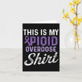 Opioïde Overdosis Bewustzijn Warrior Overlevende 4 Kaart (Gele Bloem)