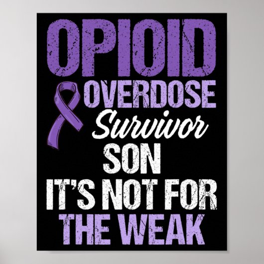 Opioïde Overdosis Bewustzijn Warrior Overlevende 7 Poster (Voorkant)