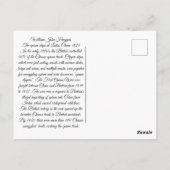 Opium Clipper Schepen 1824 Briefkaart (Achterkant)