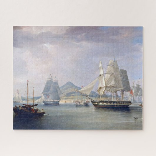 Opium Clipper Schepen 1824 Legpuzzel (Horizontaal)