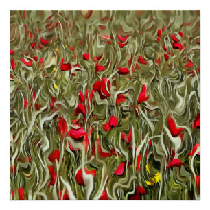 Opium van de mazen, surrealistisch poster