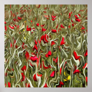 Opium van de mazen, surrealistisch poster