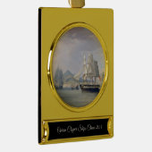 Opiumklippers 1824 verguld banner ornament (Rechts)