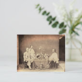 Opiumrokers in China Briefkaart (Staand voorkant)