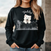 Opkijkende hond aanpasbaar trui