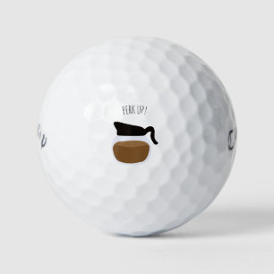'Opkikker' Koffie Liefhebbers Leuk Motiverend Char Golfballen
