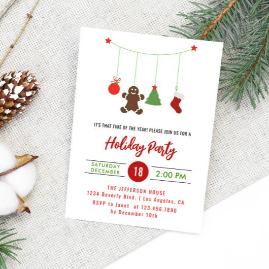 Opknoping Decorations Schattige Kerstmis Vakantie  Kaart