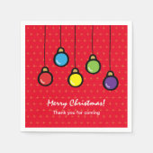 Opknoping Kerstmis Ornamenten Servet (Voorkant)