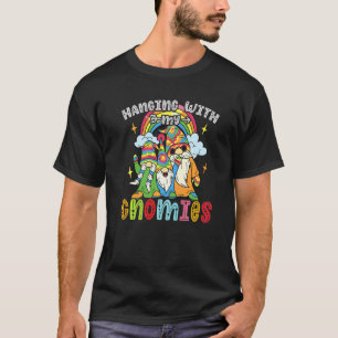 Opknoping Met Gnomies Dwerg Prettig Kerst Verven T-shirt