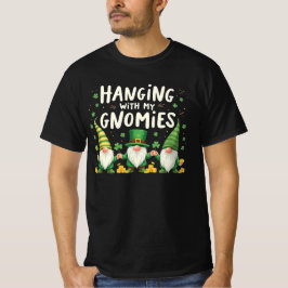 Opknoping met gnomies grappig op Patriks Day T-shirt