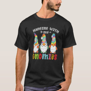 Opknoping Met Gnomies Kabouter Prettig Kerst Verve T-shirt