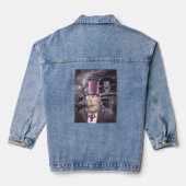 Opknoping Met Hyde vrouwen denim jas Jacket (Achterkant)