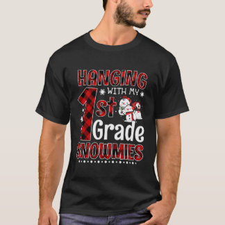 Opknoping met mijn 1e klas sneeuwmessen leraar ker t-shirt