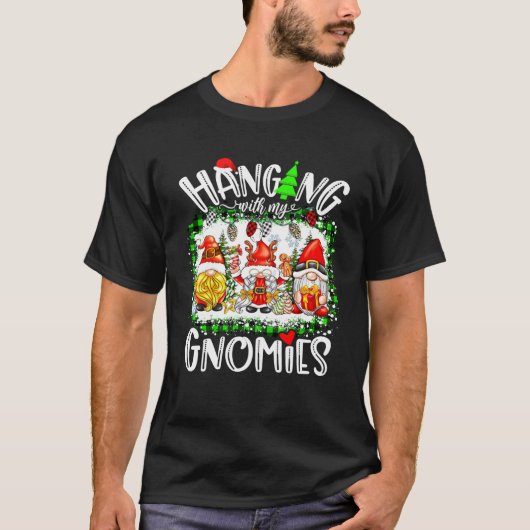 Opknoping met mijn kabouters kerstverlichting kabo t-shirt (Voorkant)