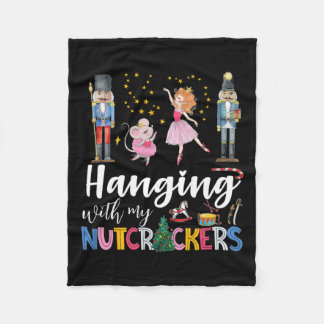 Opknoping met mijn Notenkrakers Squad Kerstballet Fleece Deken