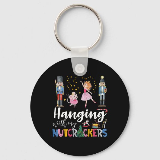 Opknoping met mijn Notenkrakers Squad Kerstballet Sleutelhanger (Voorkant)