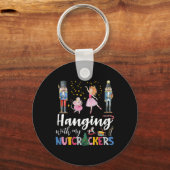Opknoping met mijn Notenkrakers Squad Kerstballet Sleutelhanger (Voorkant)