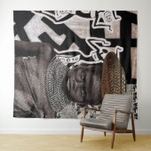 "Opknoping van voorouderlijke draden": Wandkleed (In Situ (horizontaal))