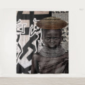 "Opknoping van voorouderlijke draden": Wandkleed (Voorkant)