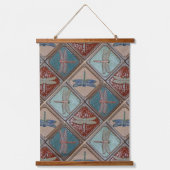 Opknoping wandtapijt met libel Tegels Hangend Wandkleed (Voorkant)