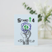 Opkomen voor Briefkaart van de demonstratie van de (Staand voorkant)