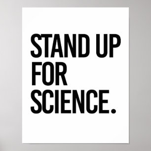 Opkomen voor de wetenschap — - ProScience - Poster
