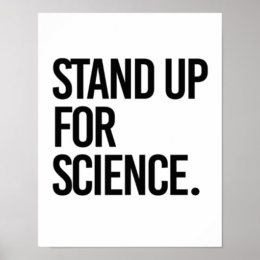 Opkomen voor de wetenschap — - ProScience - Poster (Voorkant)