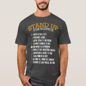 Opkomen voor natuurwetenschapsnatuurkunde klimaatv t-shirt (Voorkant)