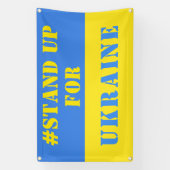 Opkomen voor Oekraïne Banner Support Freedom (Verticaal)