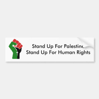 Opkomen voor Palestijnse Bumpersticker