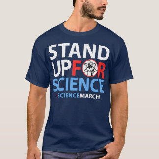 Opkomen voor wetenschap en geen stilte t-shirt