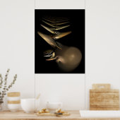 'Opkomend naar vliegen' Poster (Keuken)