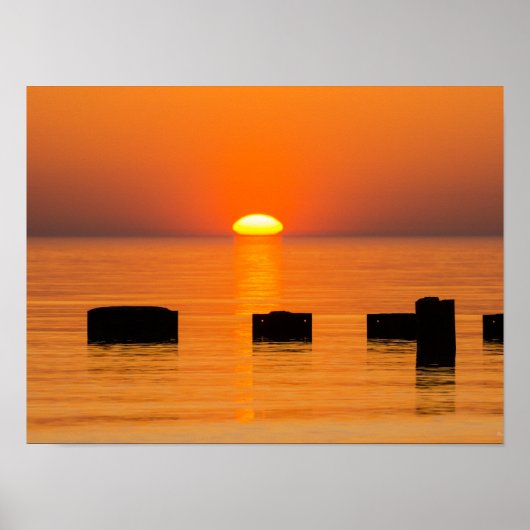 Opkomend Oranje Poster (Voorkant)