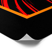 Opkomende Abstracte kunst voor vrouwen Poster (Hoek)